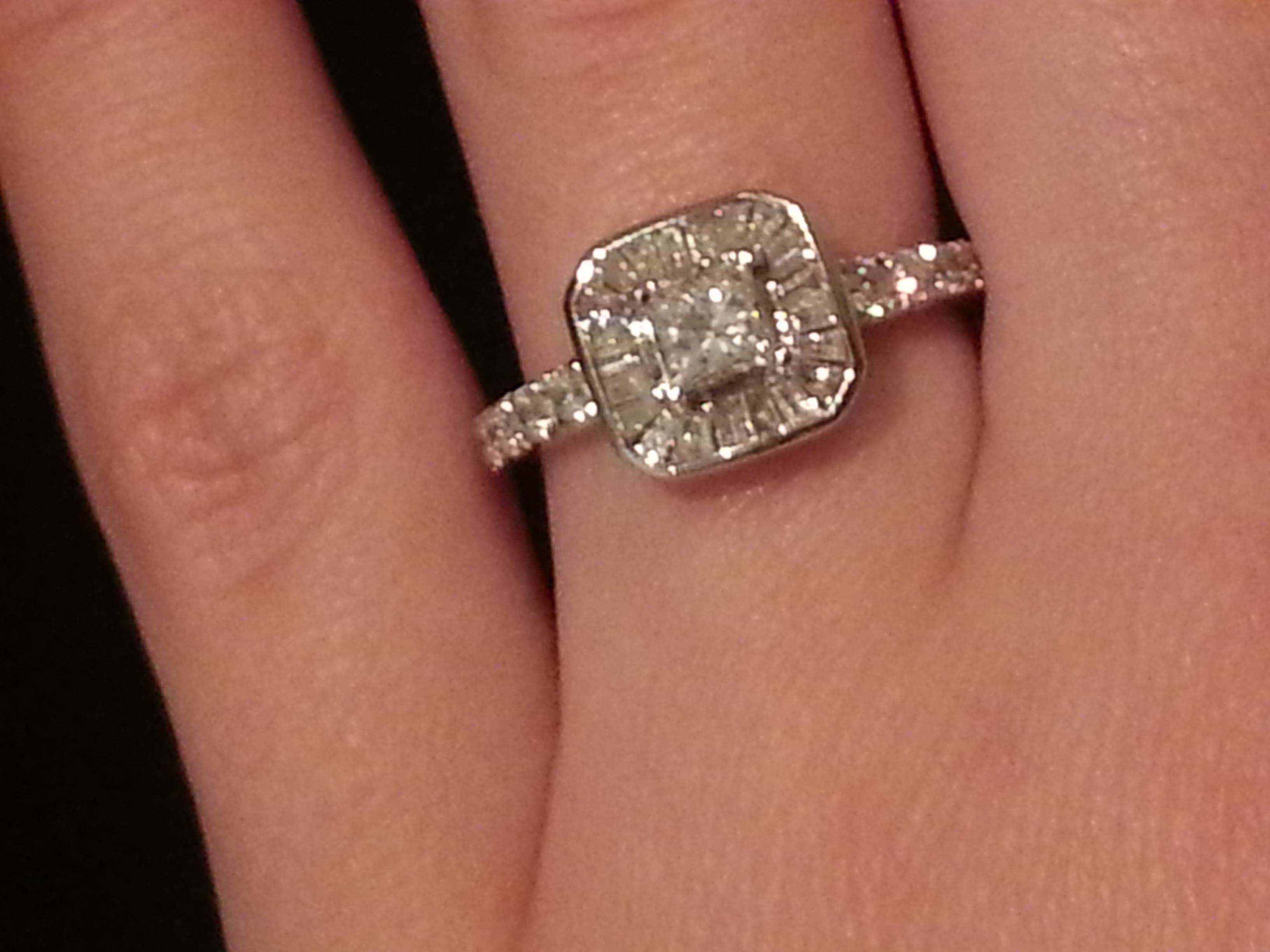 Vintage Style Diamond Engagement Ring - Wedding Insurance - Help!imgettingmarried